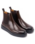 Bottines Chelsea marron foncé