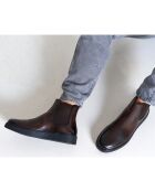 Bottines Chelsea marron foncé