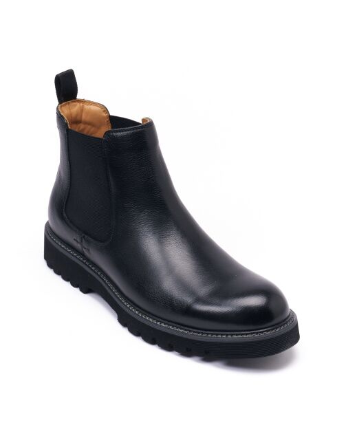 Schwarze Chelsea-Stiefel
