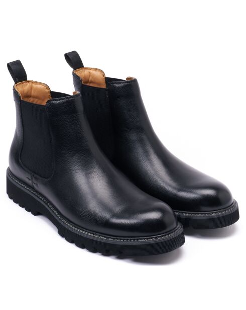 Schwarze Chelsea-Stiefel