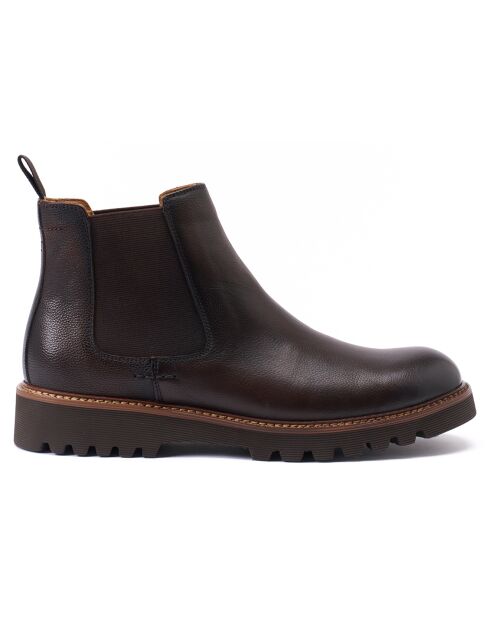 Bottines Chelsea marron foncé