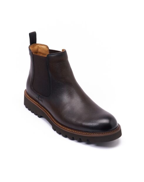 Bottines Chelsea marron foncé