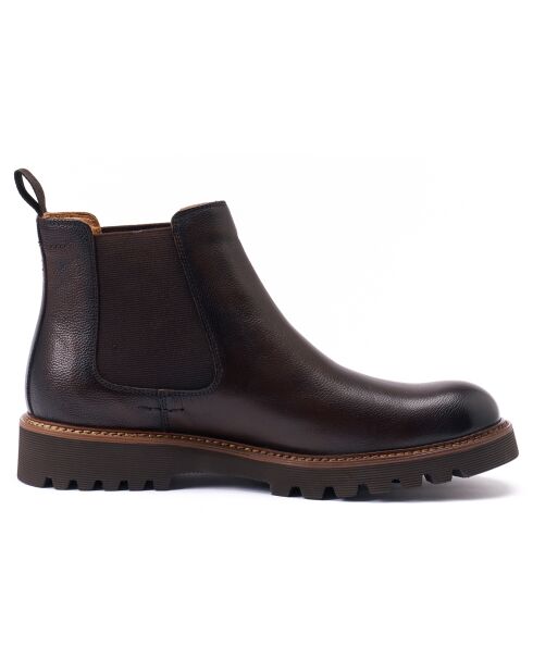 Bottines Chelsea marron foncé