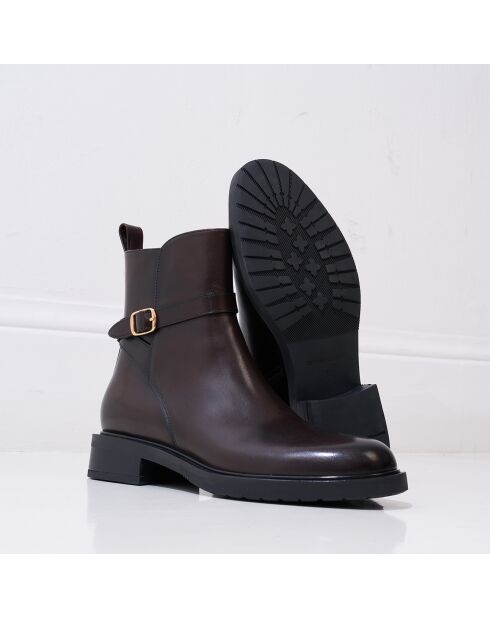 Bottines Jodhpur marron foncé