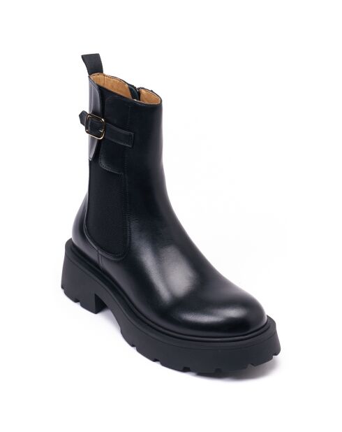 Schwarze Chelsea-Stiefel