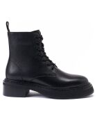 Bottes derby à lacets noires