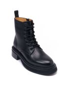 Bottes derby à lacets noires