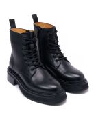 Bottes derby à lacets noires