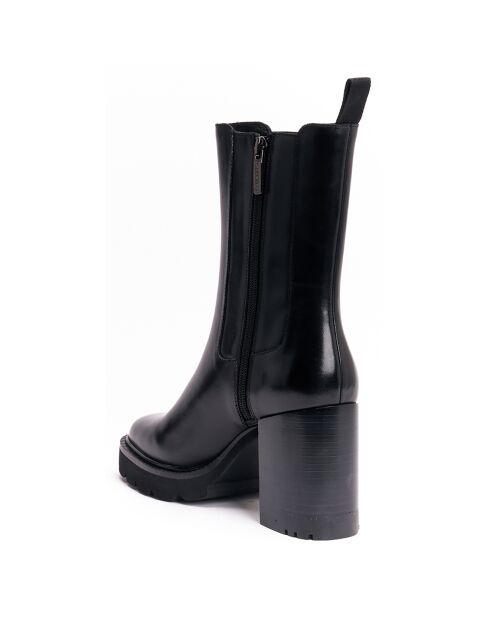 Bottines Chelsea à talon noires - Talon 9 cm