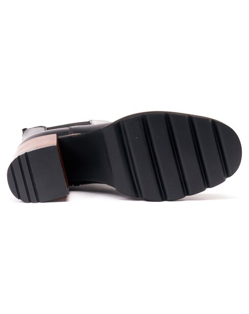 Bottines Chelsea à talon noires - Talon 9 cm
