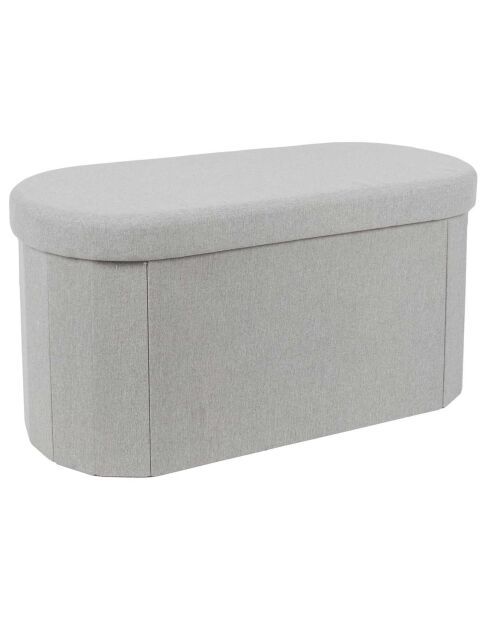 Coffre Banc Pliable Pills gris - 76x38x5 cm