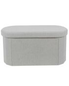 Coffre Banc Pliable Pills gris - 76x38x5 cm
