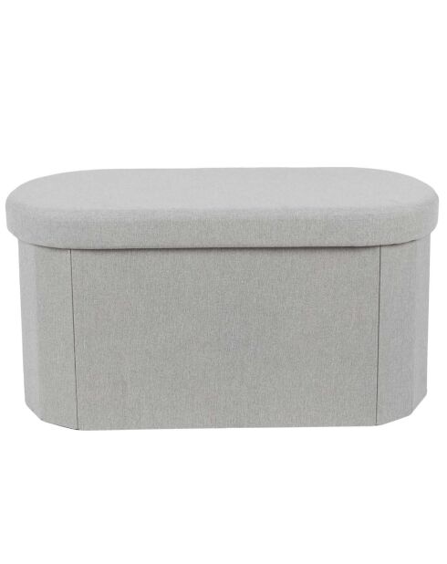 Coffre Banc Pliable Pills gris - 76x38x5 cm