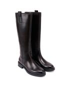 Bottes haute marron foncé