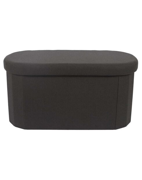 Coffre Banc Pliable Pills noir - 76x38x5 cm