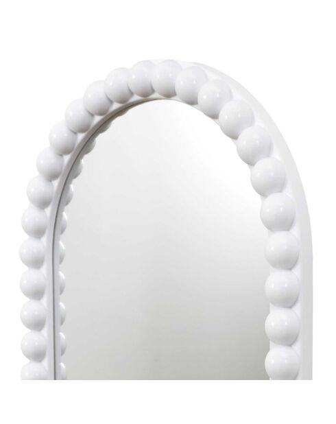 Miroir Corfu blanc - 51.3x2.4x75 cm