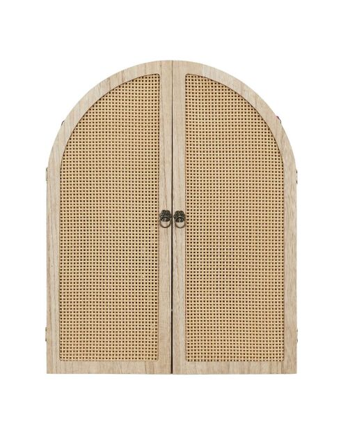 Miroir A Volets Bali naturel - 41x3x51 cm
