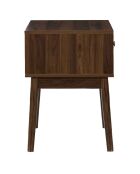 Chevet Tiffany marron - 47.5x46x11.4 cm