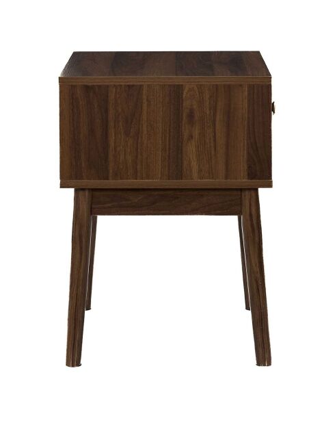 Chevet Tiffany marron - 47.5x46x11.4 cm