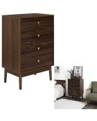 Commode Tiffany marron - 75x46x15.8 cm