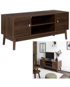 Meuble Tv Tiffany marron - 117x46x8.6 cm