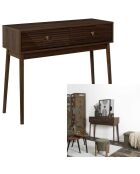 Console Tiffany marron - 109x41.5x9.7 cm