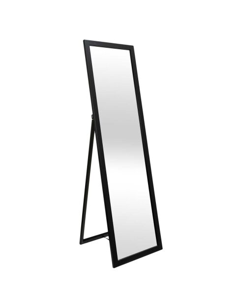 Miroir Sur Pied noir - 36x3x125 cm