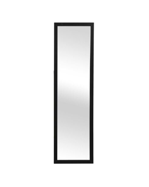 Miroir Sur Pied noir - 36x3x125 cm