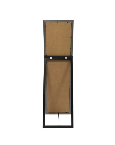 Miroir Sur Pied noir - 36x3x125 cm