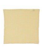 8 servilletas de piña Vichy de algodón lavado - 43x43 cm