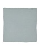 8 Serviettes de table Washed Cotton bleu perle - 45x45 cm