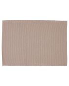 6 Sets de table Ribbed bark - 35x50 cm