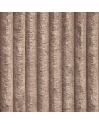 Canapé angle droit Joy Velours côtelé XXL taupe - 310x174x75 cm