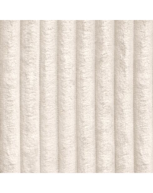 Canapé panoramique Joy Velours côtelé XXL crème - 420x174x75 cm