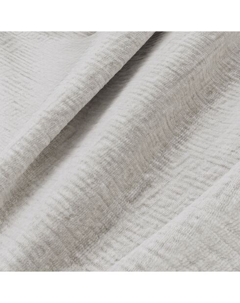 Jules Velours linkes Ecksofa mit cremefarbenen Mustern - 278x160x70 cm