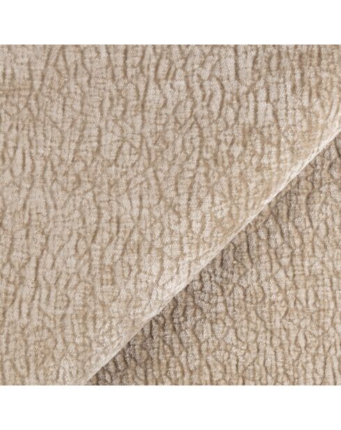 Canapé 3 places Lola Velours éléphant taupe - 202x99x75 cm