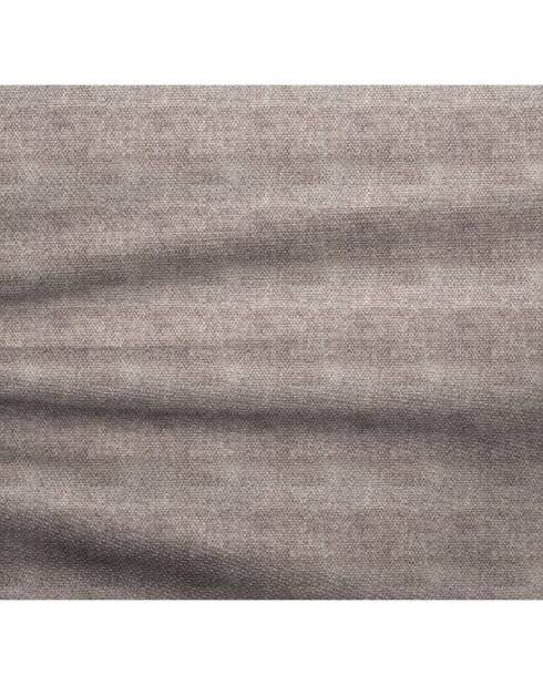 Matis Rechtecksofa aus taupefarbenem Samt - 230x155x85 cm