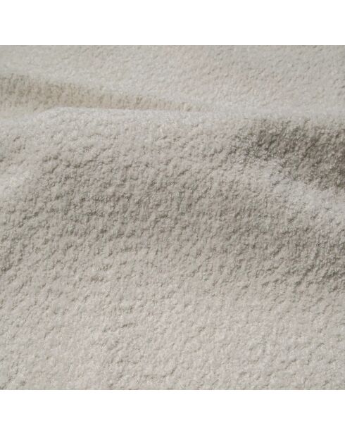 Canapé angle gauche Matis Tissu bouclette crème - 230x155x85 cm