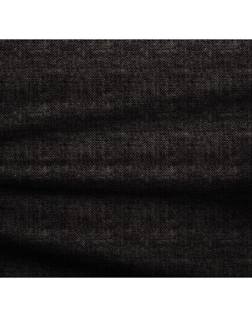 Mia Rechtwinkliges Sofa, 260 cm, dunkles Anthrazitfarbenes Velours — 260 x 150 x 70 cm