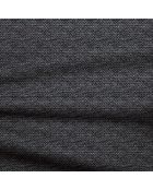 Canapé angle droit 300cm Mia Tissu Tramé gris anthracite - 300x155x80 cm
