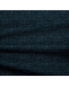 Canapé angle gauche 260cm Mia Velours bleu paon  - 260x150x70 cm