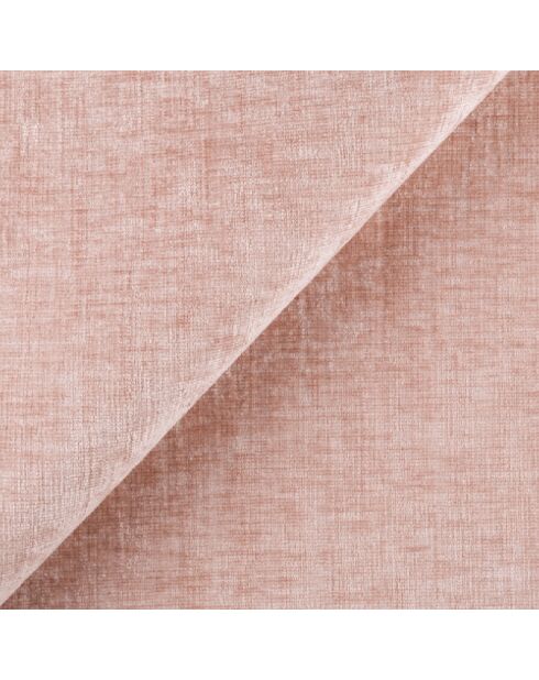 Canapé 3 places Oslo Velours texturé rose vintage - 206x90x72.5 cm