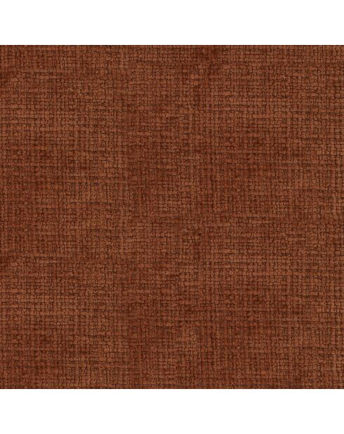 Canapé 4 places Oslo Velours gaufré terracotta - 235x90x72.5 cm