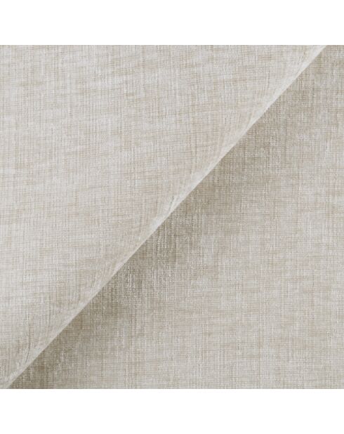 Canapé 4 places Oslo Velours texturé beige - 235x90x72.5 cm