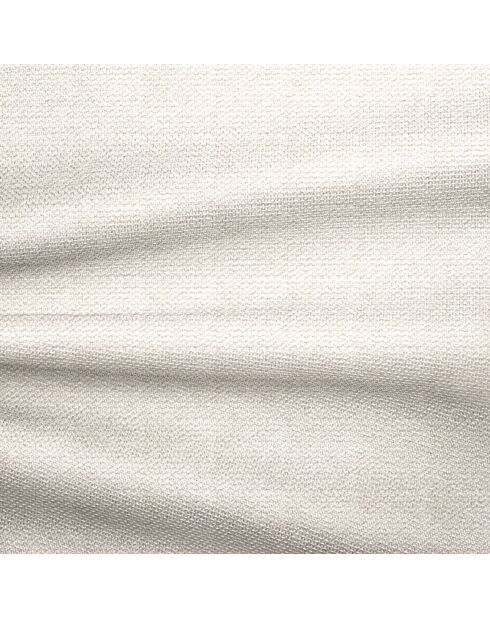 Linkerhoekbank converteerbaar express Dunlopillo matras 140 cm Rafael crème geweven stof - 286x165x80 cm