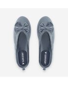 Ballerines en velours Édrick grises