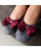 Bailarinas de interior de terciopelo-CF0148-gris-burdeos