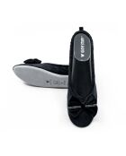 Ballerines d'intérieur en velours-CF0149-noir