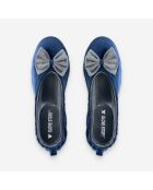 Ballerines d'intérieur en velours-CF0148-deep-blue-taupe