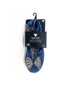 Ballerines d'intérieur en velours-CF0148-deep-blue-taupe